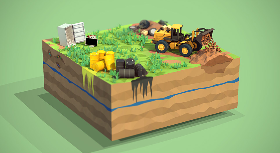 تلوث التربة