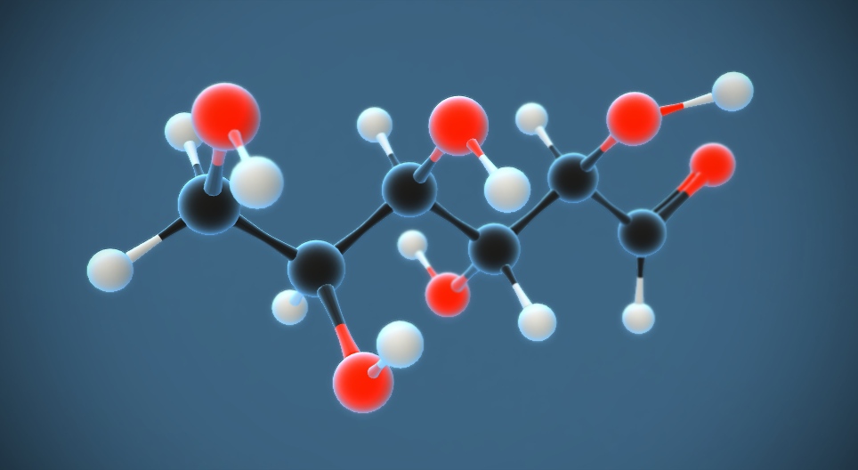 D غلوكوز C₆H₁₂O₆