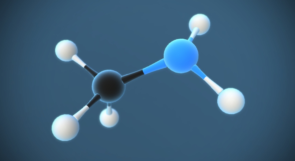 ميثيل أمين NH₂CH₃