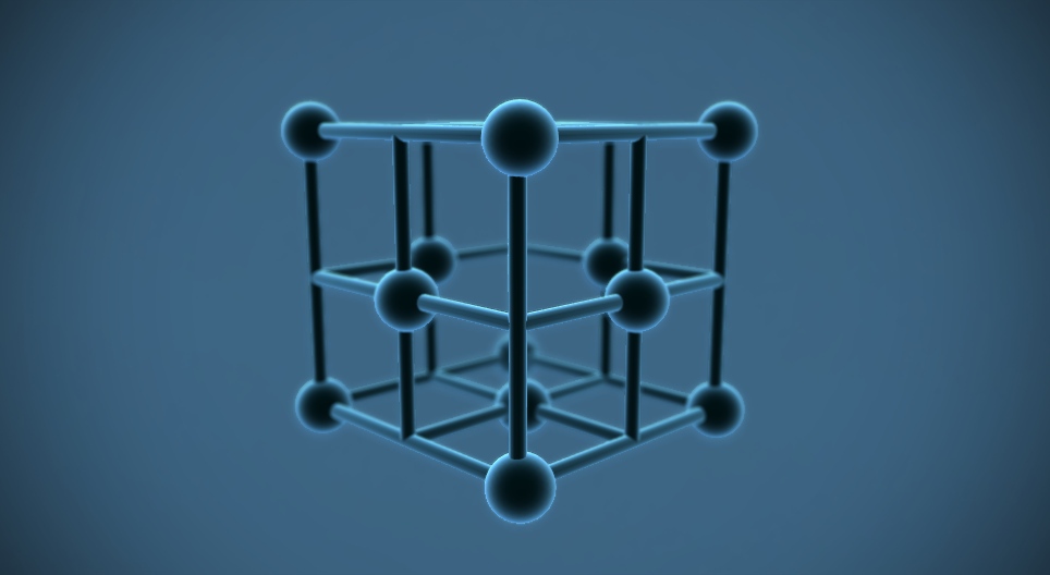 شبكة معدنية مكعبة مركزية الوجه