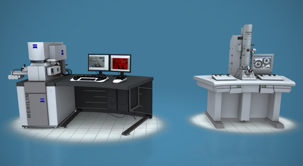 كيف يعمل المجهر الإلكتروني؟