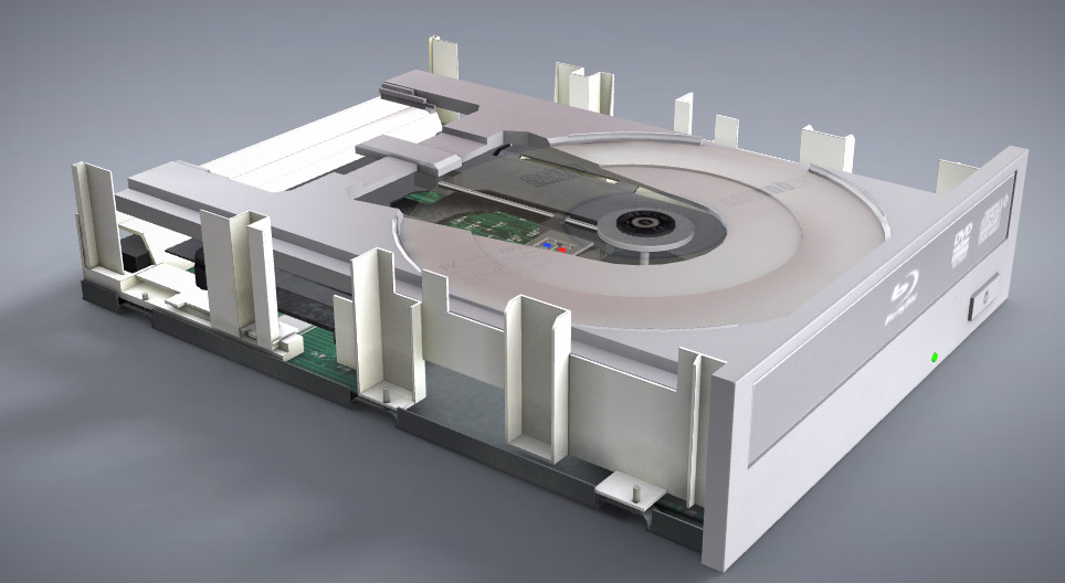 كيف تعمل سواقة الأقراص الضوئية؟