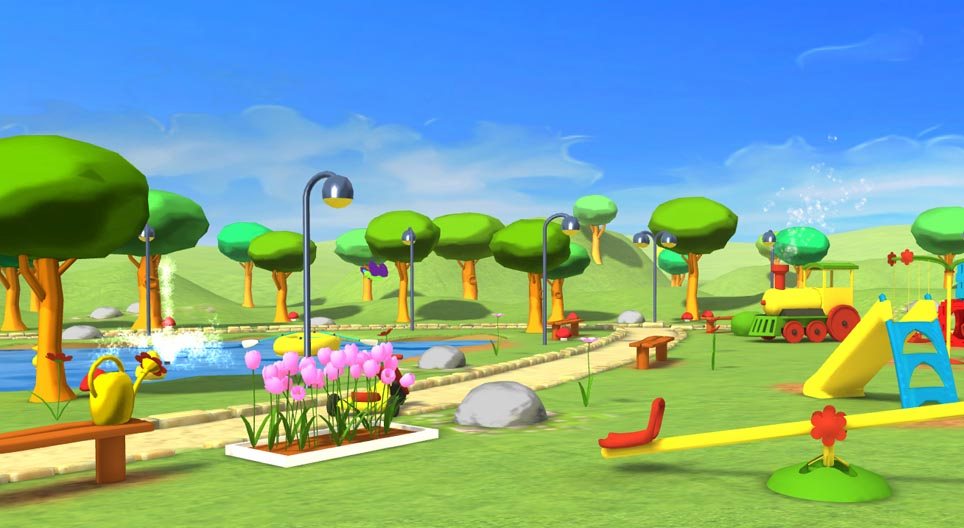 سلمى في حديقة الأطفال