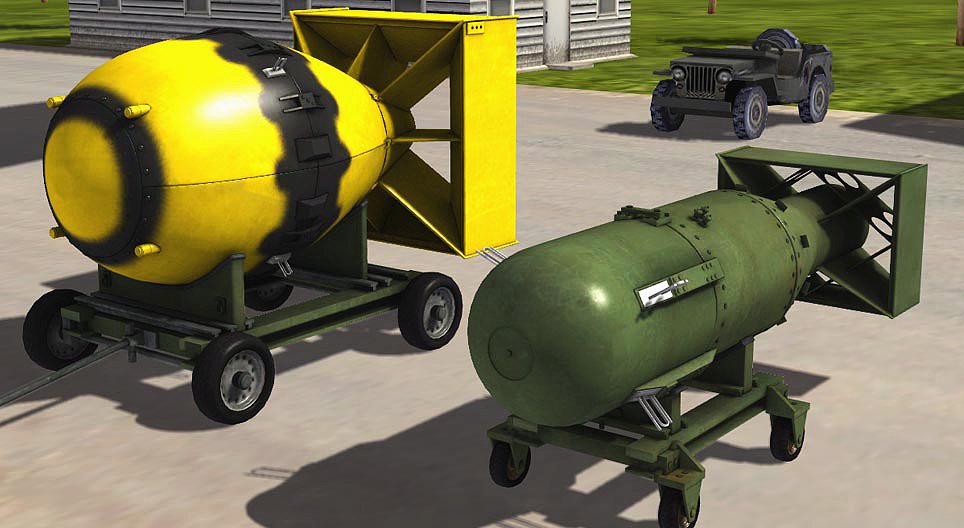 القنبلة الذرية، 1945