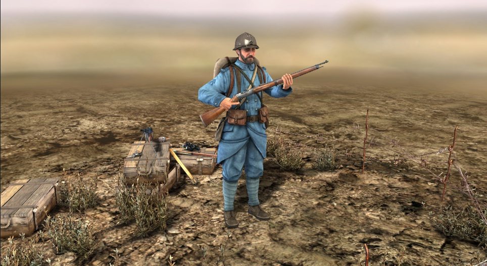 الجندي الفرنسي إبان الحرب العالمية الأولى