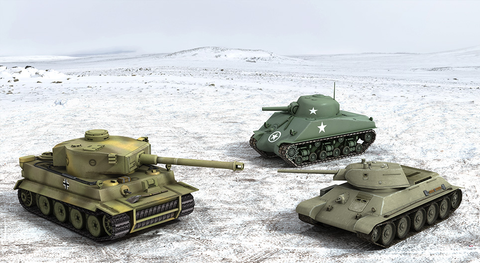 دبابات، الحرب العالمية الثانية