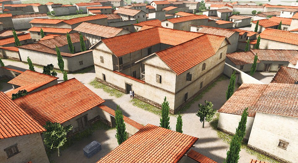 منزل يوناني من العصور القديمة