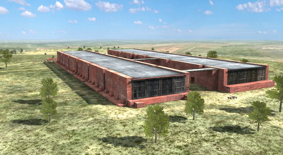 مخزن حبوب في وادي السند