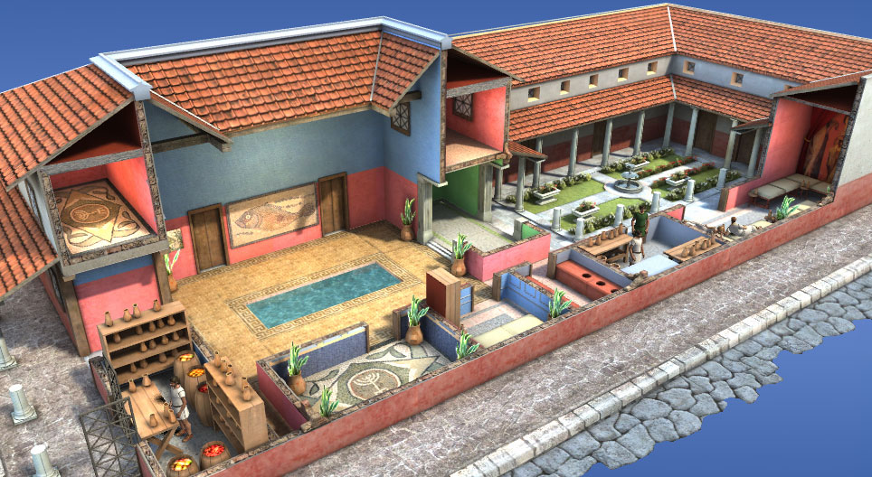 البيت الروماني القديم