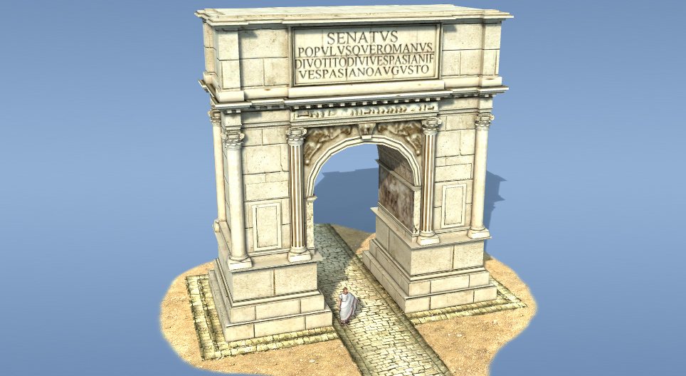 قوس تيتوس، روما، القرن الأول