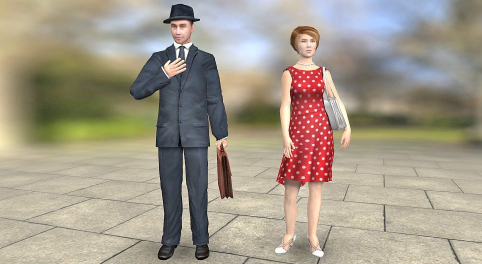 الملابس في ستينات القرن ال19 في أوروبا الغربية