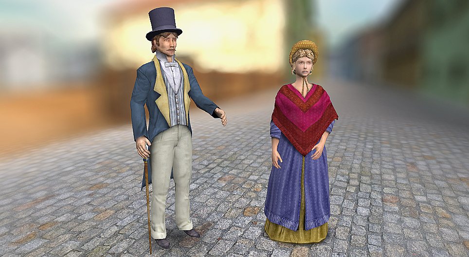 ملابس أوروبا الغربية الحديثة، القرن ال19