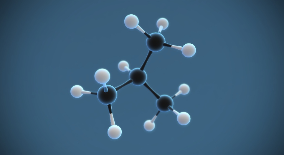 Das Isobutan (C₄H₁₀)