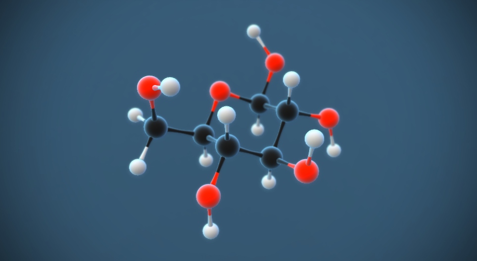 Die Beta-D-Glucose (C₆H₁₂O₆)