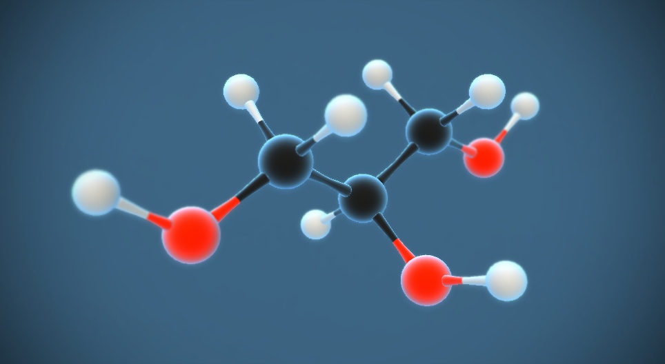 Das Glyzerin (Propan-1,2,3-triol) (C₃H₈O₃)