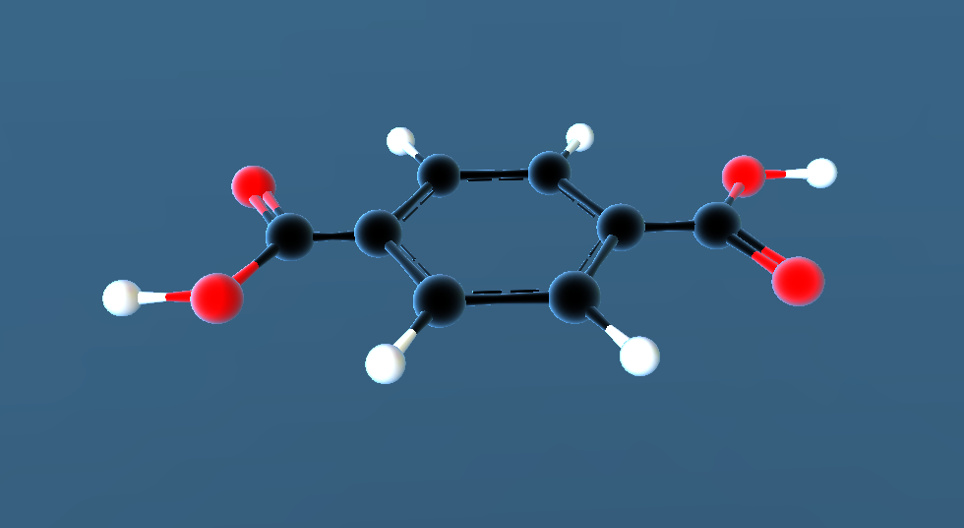 Terephthalsäure (C₆H₄(COOH)₂)