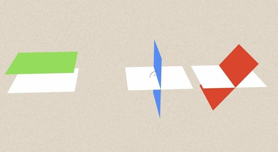 Die Lagebeziehungen von Geraden und Ebenen