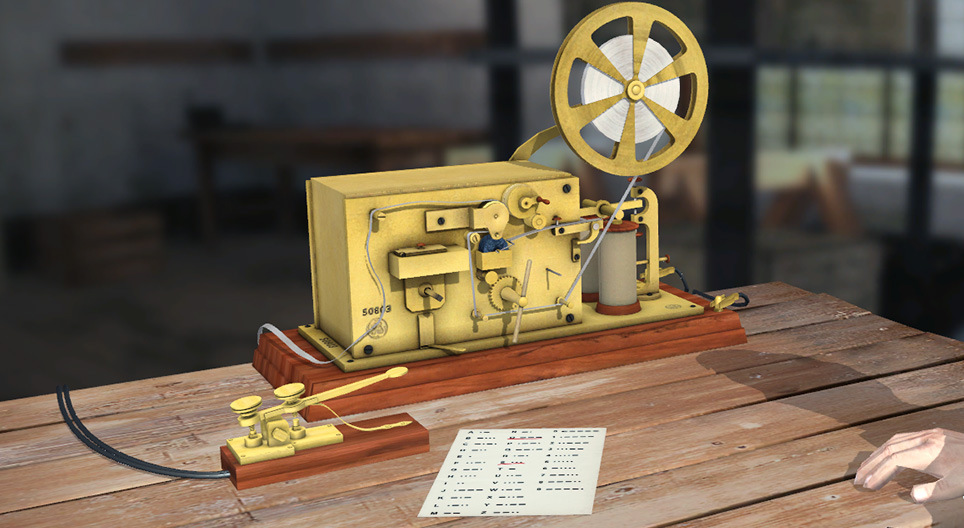 Der Schreibtelegraf (Samuel F. B. Morse)
