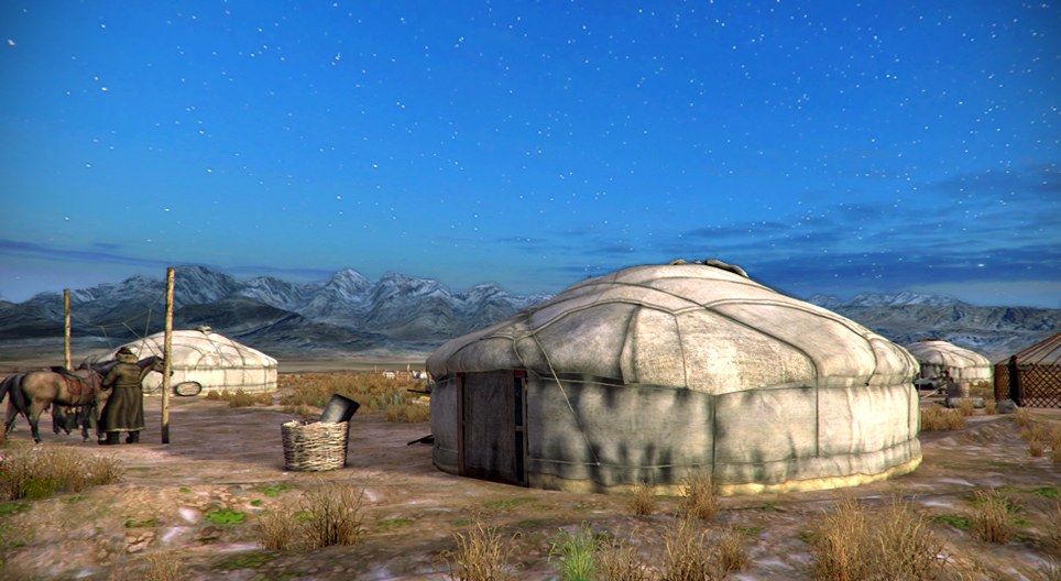 Die mongolische Jurte