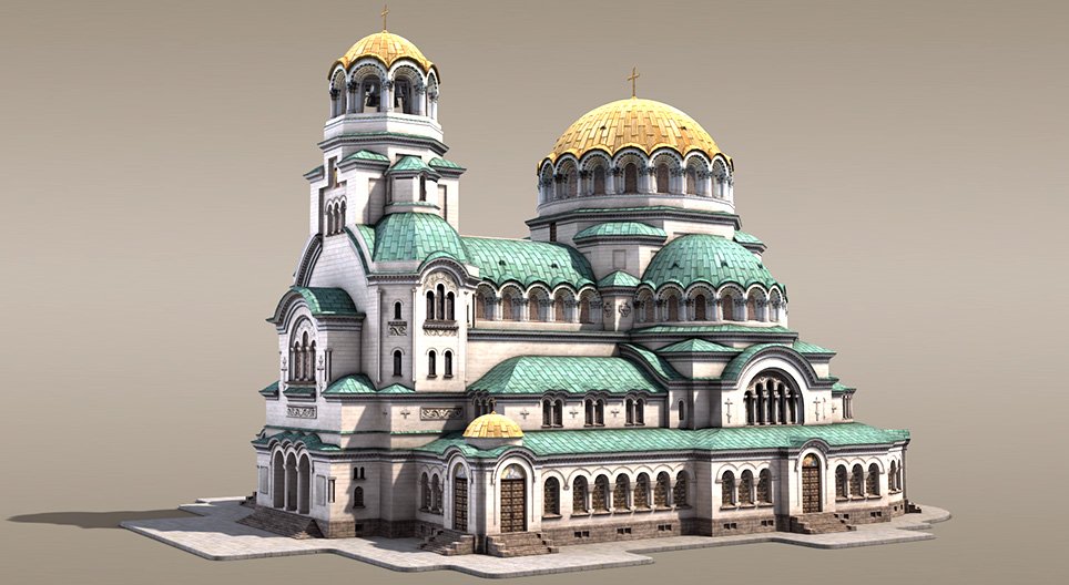 Die Alexander-Newski-Kathedrale (Sofia, 20. Jh.)