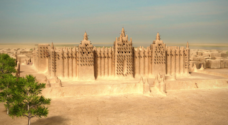 Die Große Moschee von Djenné
