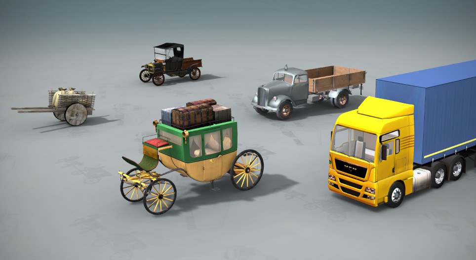 The development of freight transport