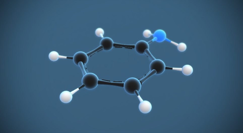 Aniline (C₆H₅NH₂)