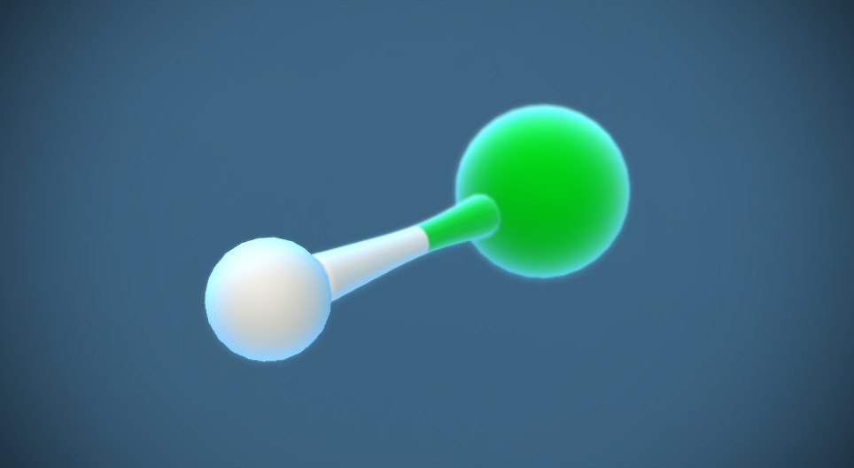 Hydrogen chloride (HCl)