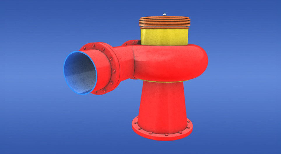 Water turbine, generator