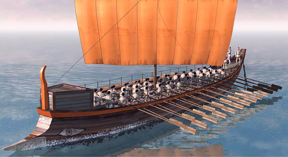 Bireme (ancient oared warship)