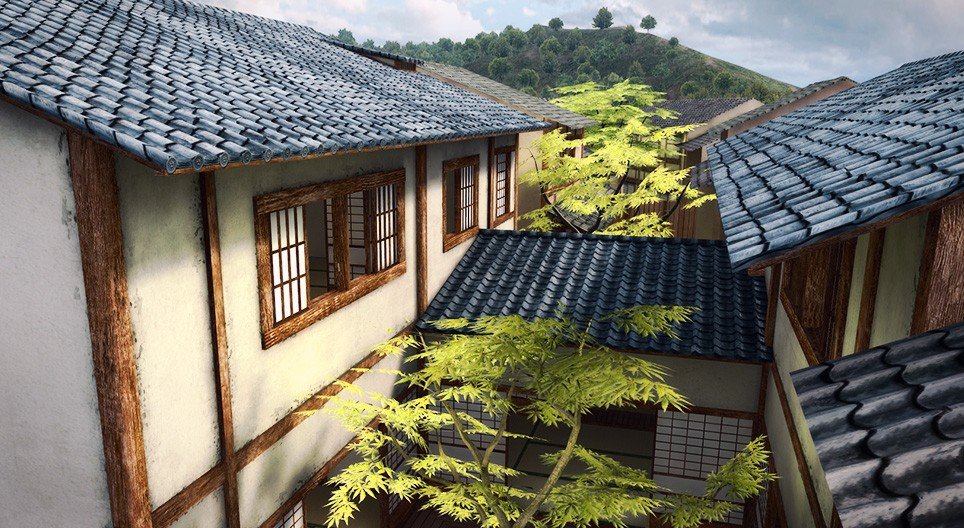 Traditional Japanese house (Machiya)