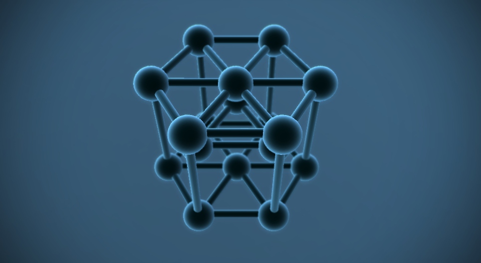 Estructura metálica hexagonal