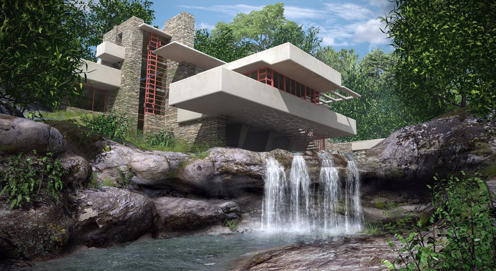 Casa de la cascada (Mill Run, EE. UU., 1939)