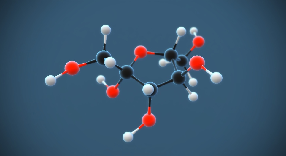 Beta-d-fructose (sucre des fruits) (C₆H₁₂O₆)