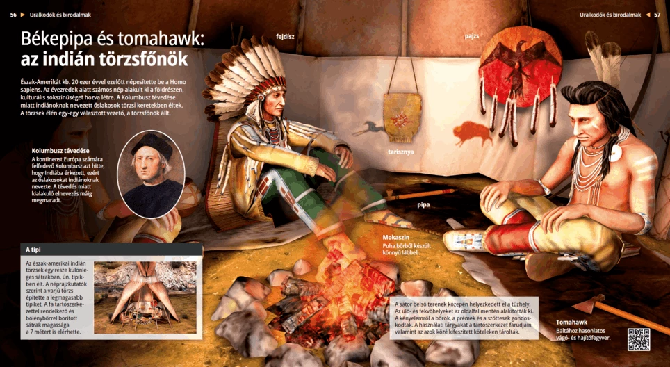 Békepipa és tomahawk: az indián törzsfőnök