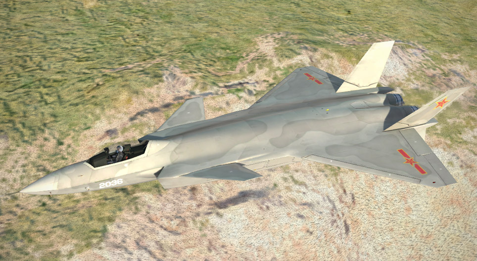 Chengdu J-20 Mighty Dragon (Kína, 2017)