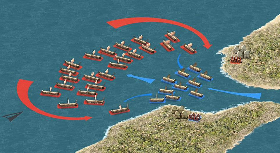 La battaglia di Azio (31 a.C.)