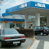 INA benzinkút Horvátországban