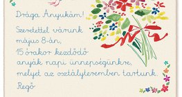 Anyák napi üdvözlőlap
