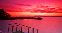 غروب الشمس عند البالاتون