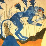 جدارية من قصر كنوسوس (حوالي 1200 قبل الميلاد)