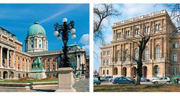A Budavári Palota és a Magyar Tudományos Akadémia épülete