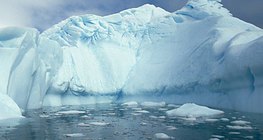 جليد في القطب الجنوبي