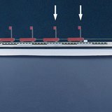 عربة صغيرة تنقل حملاً.