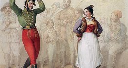 Georg Emanuel Opitz: Táncoló magyarok (részlet)