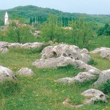 A salföldi kőtenger a Balaton-felvidéken, a Káli-medencében