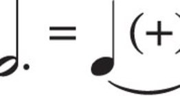 مدة نصف نوطة منقطة