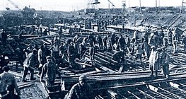 بناء القناة التي بين بحر البلطيق و البحر الأبيض