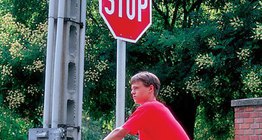 الألوان الزاهية لعلامات المرور تعمل كتحذير