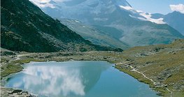 ركام جليدي في جبال الألب